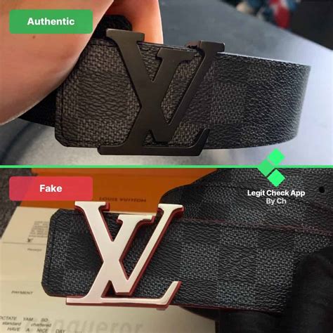 real vs fake lv belt